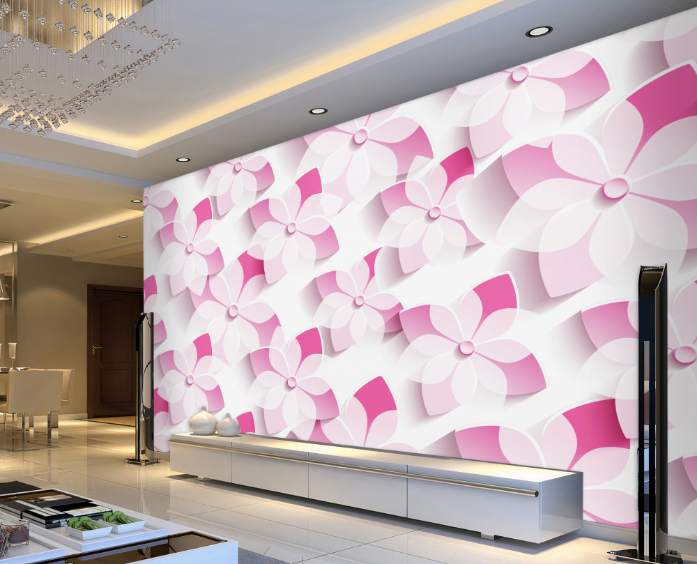 Fototapeta różowe tło kwiatowe