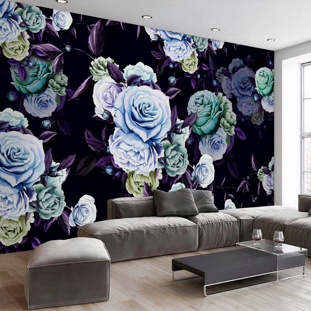 Fototapeta niebiańskie róże