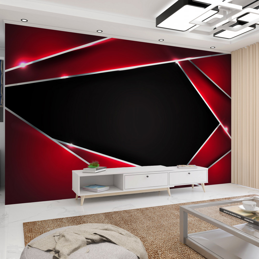 Fototapeta luksusowe czerwone i czarne tło