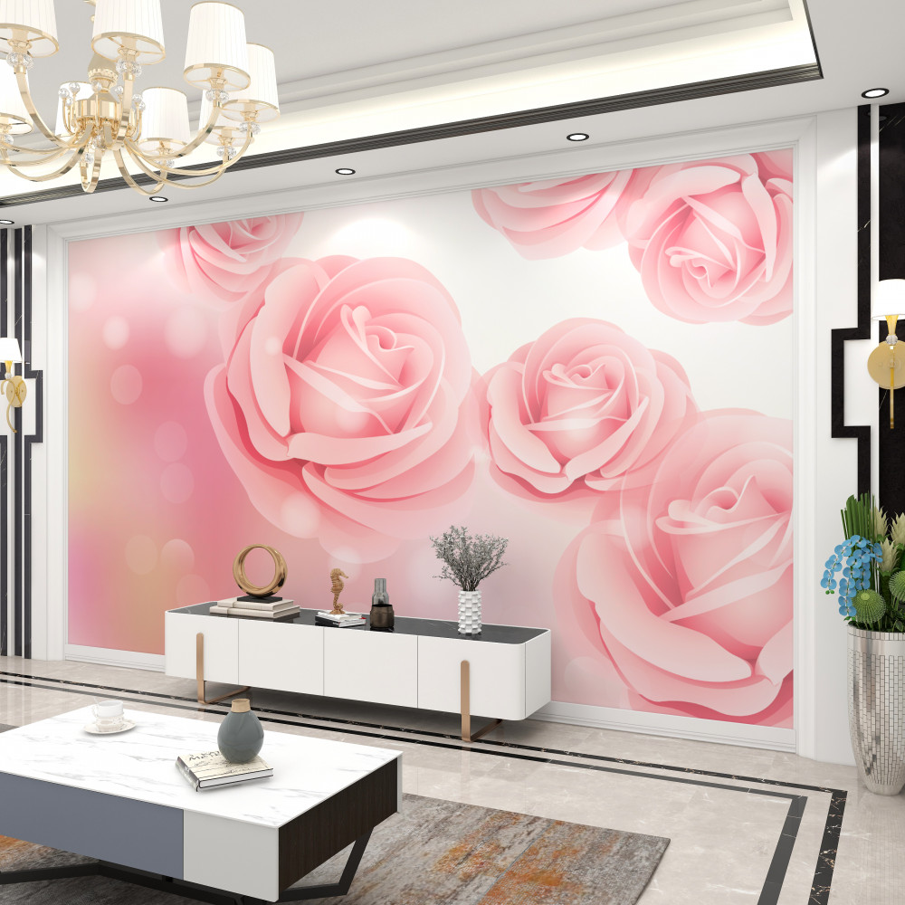 Fototapeta delikatne różowe róże