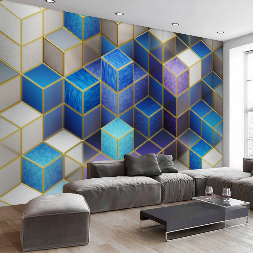 Fototapeta zestaw wielobarwnych kostek