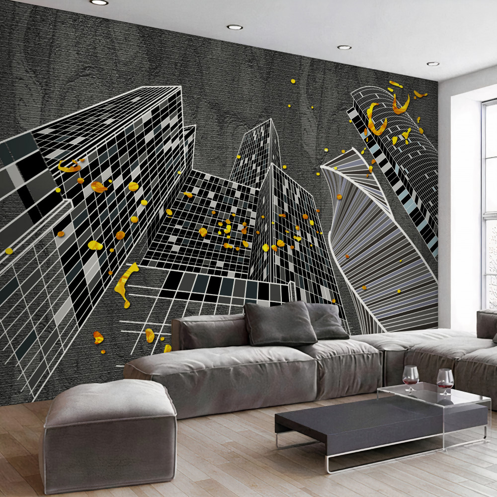 Fototapeta geometryczna architektura miasta