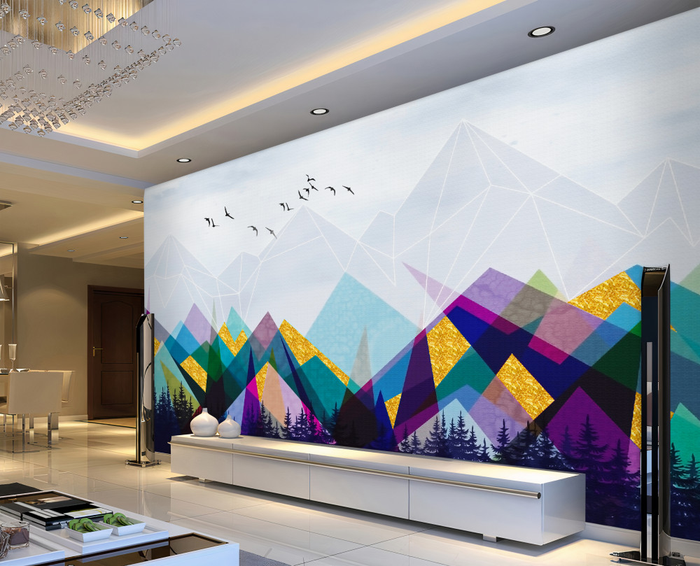 Fototapeta abstrakcyjny las górski