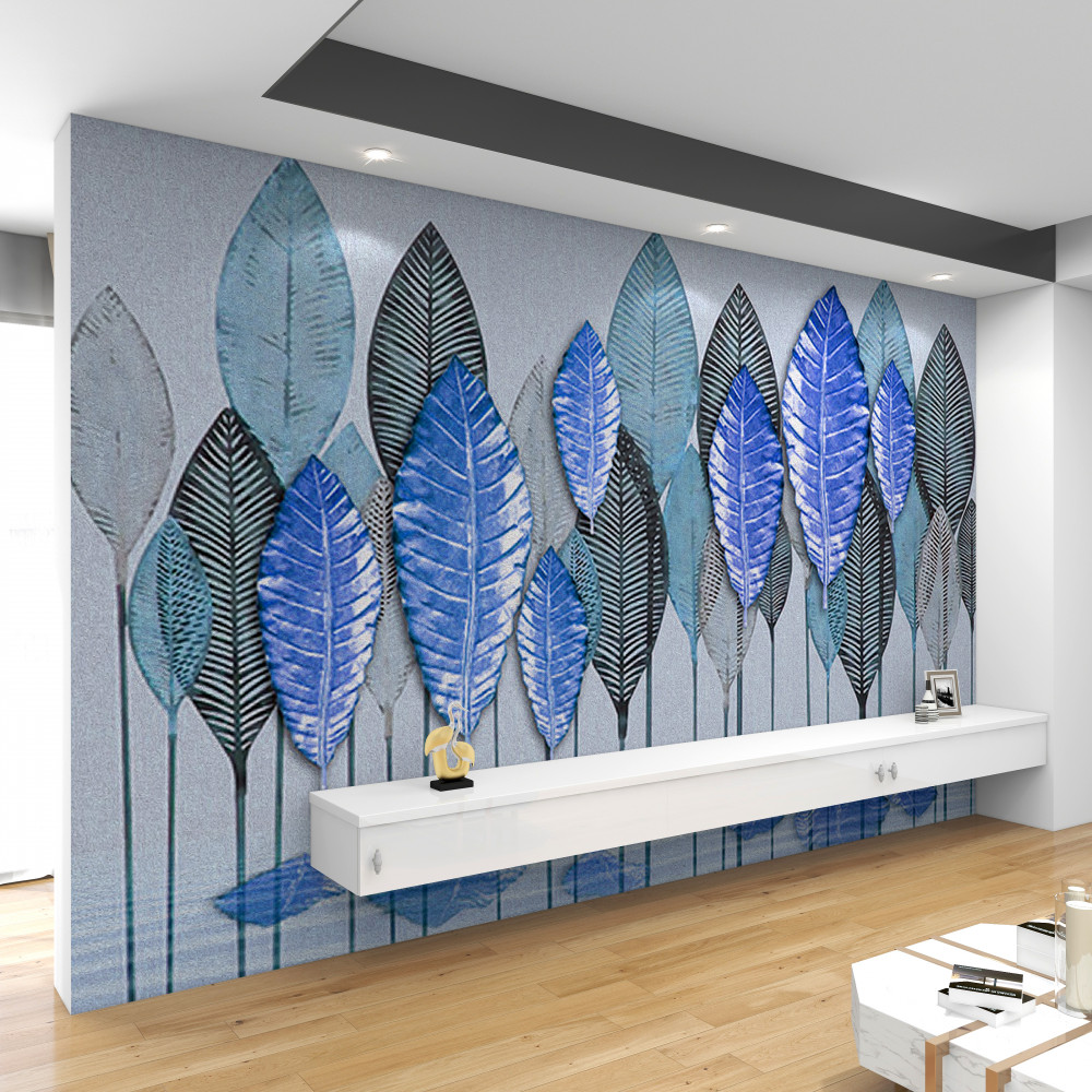 Fototapeta abstrakcyjny las podczas deszczu