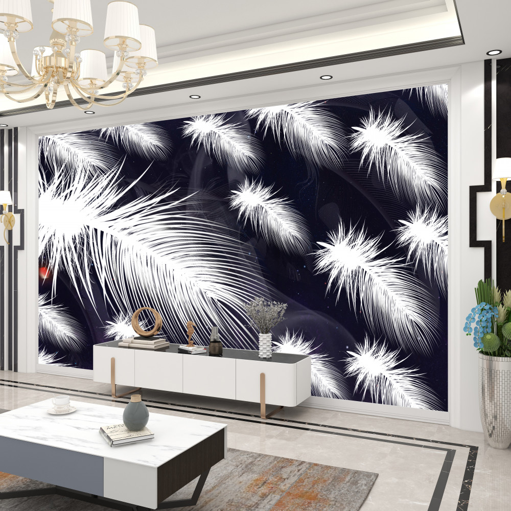 Fototapeta puszyste białe piórka