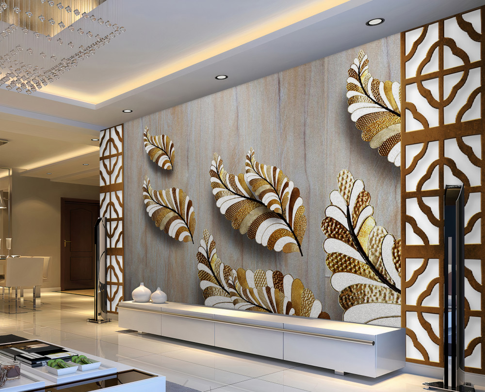 Fototapeta piękne liście z nadrukiem lamparta