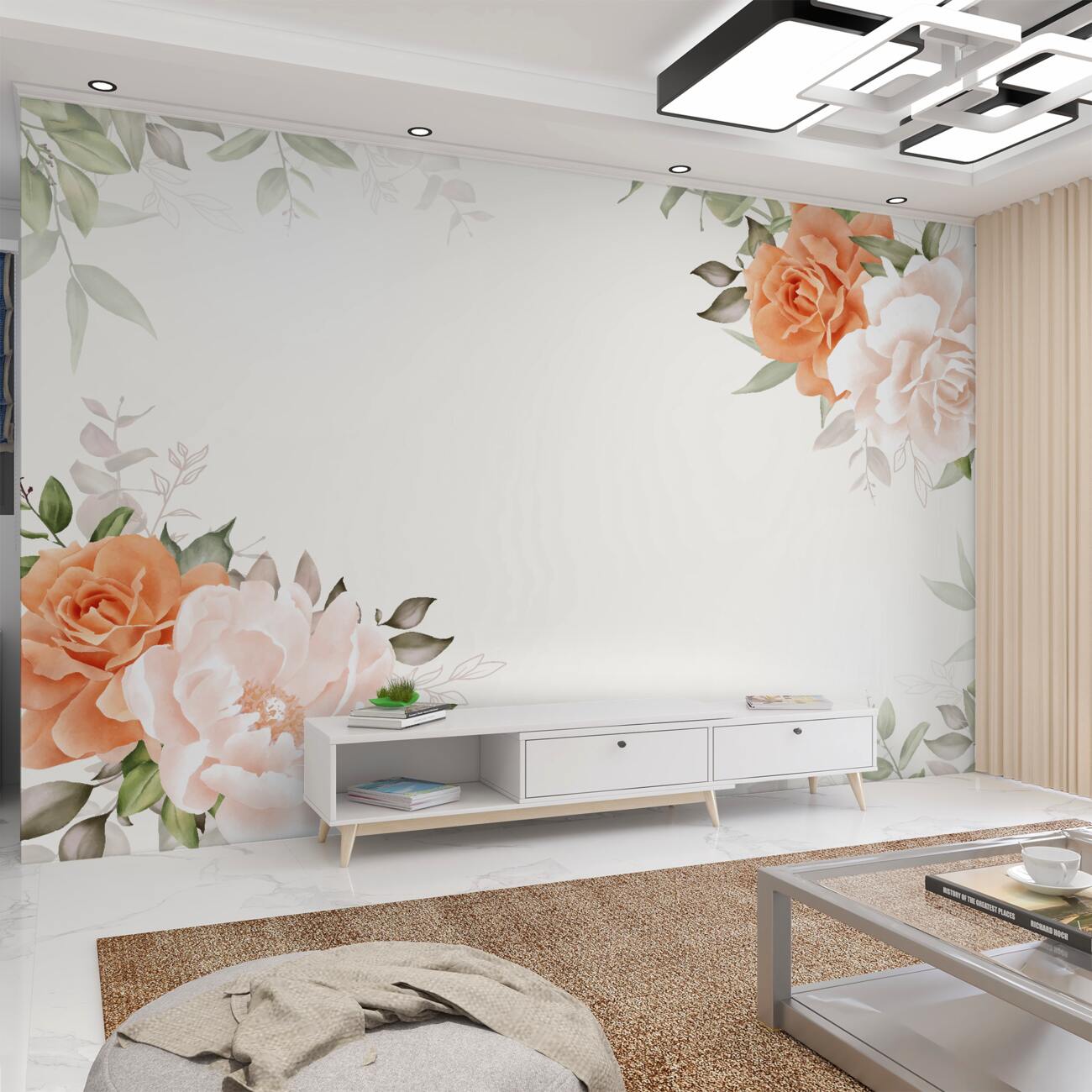 Fototapeta Coraz więcej i czerwone różowe tło bezczelne