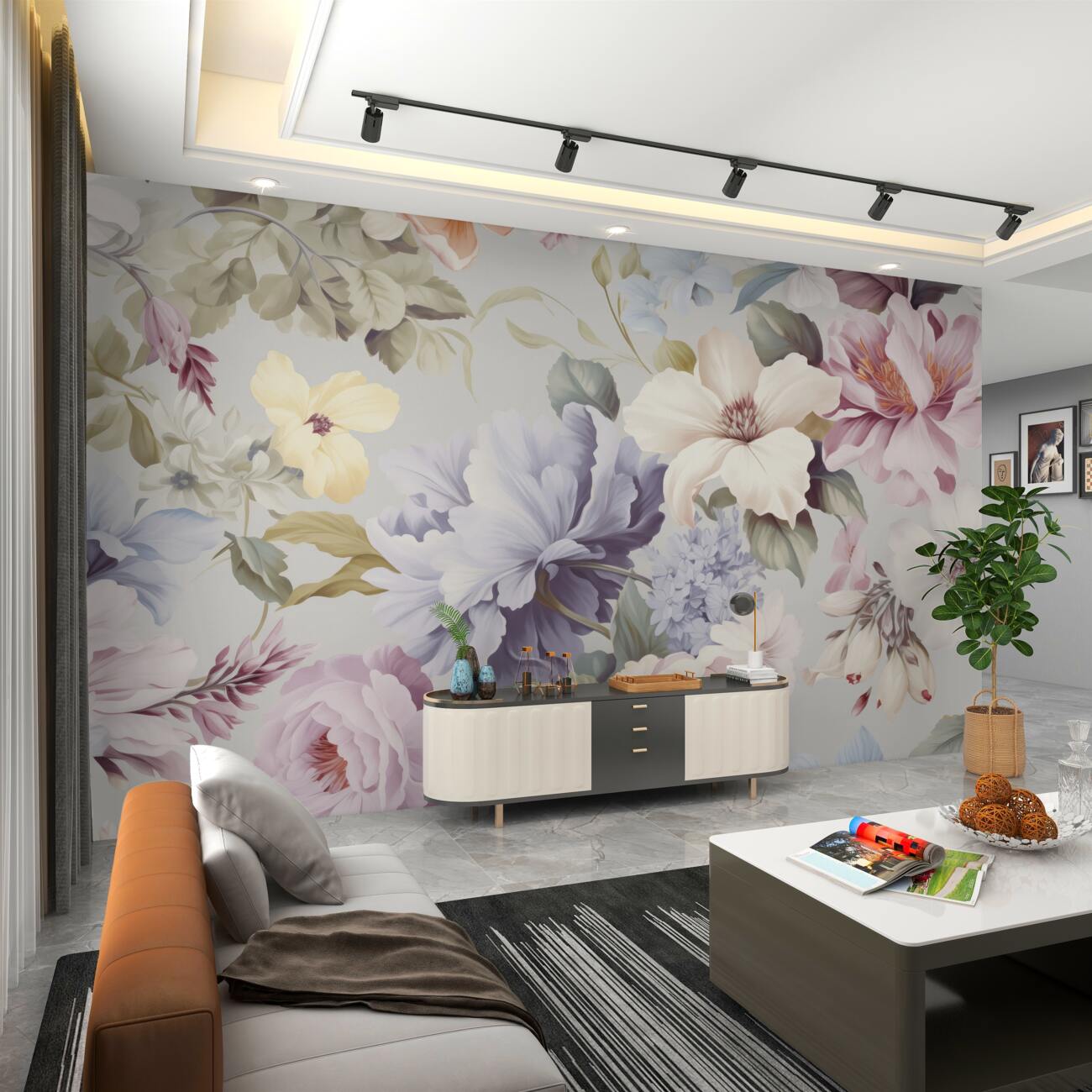 Fototapeta Kwitnące drzewa wiosną