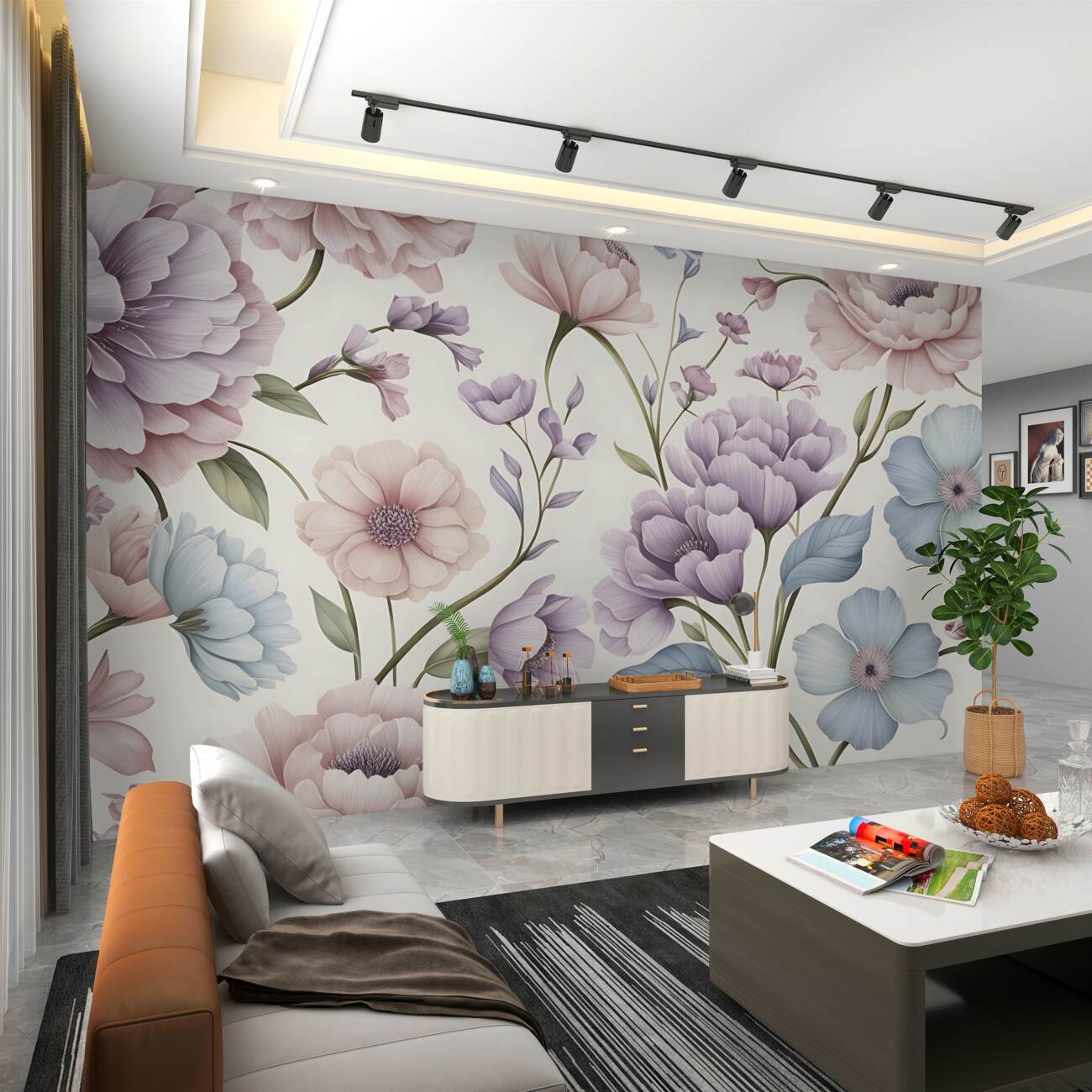 Fototapeta Spring Piękne kwiaty na białym tle