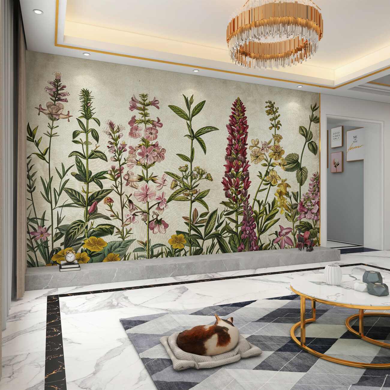 Fototapeta Smukłe kwiaty pola letnie