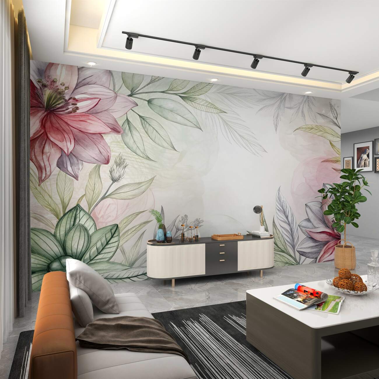 Fototapeta Ilustracja asterów i asterów