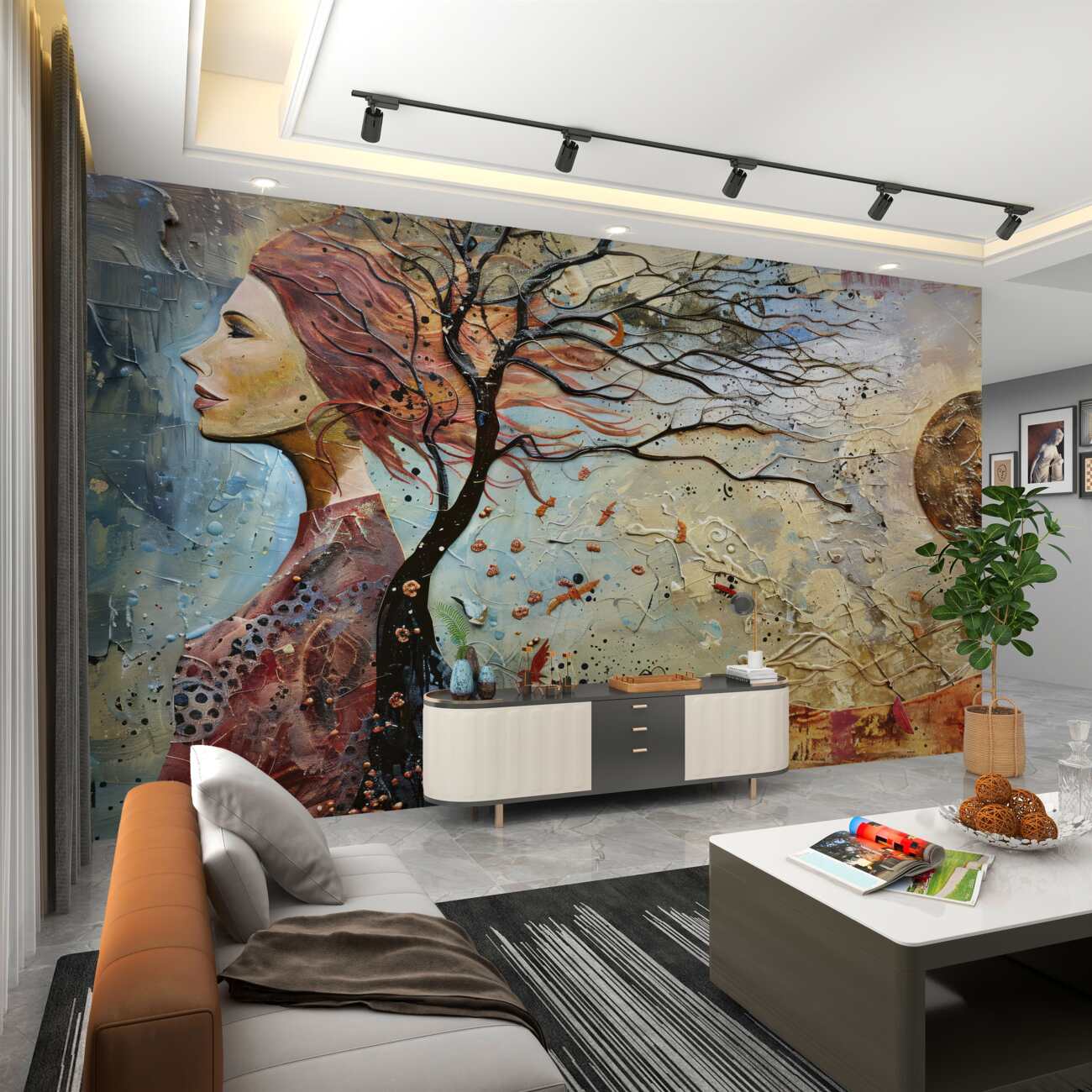 Fototapeta Dziewczyna na wietrze