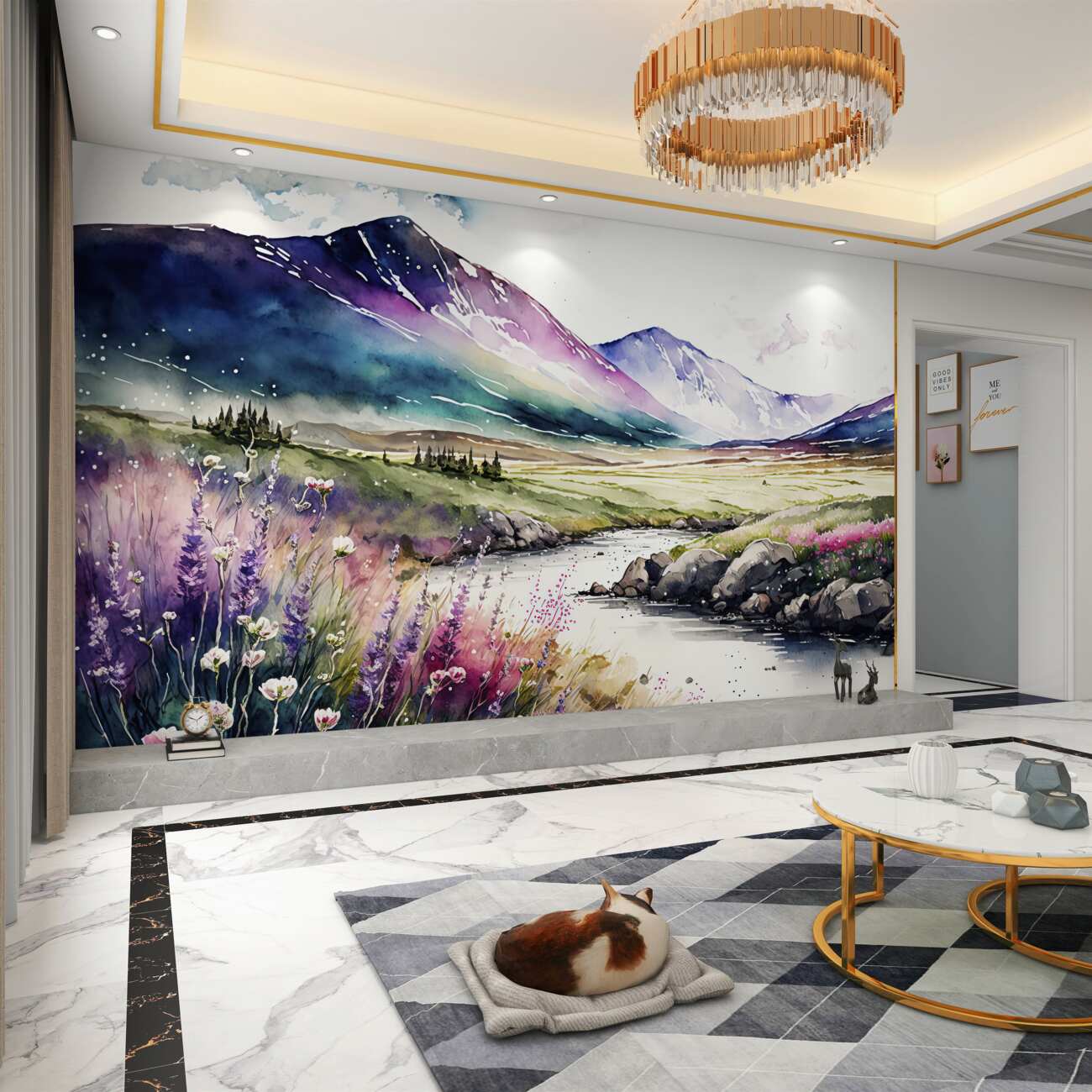 Fototapeta Malowany krajobraz