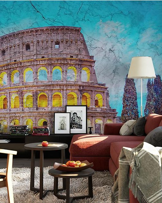 Fototapeta koloseum złota