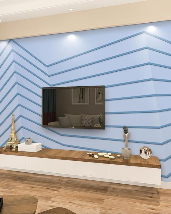 Fototapeta chevron niebieska