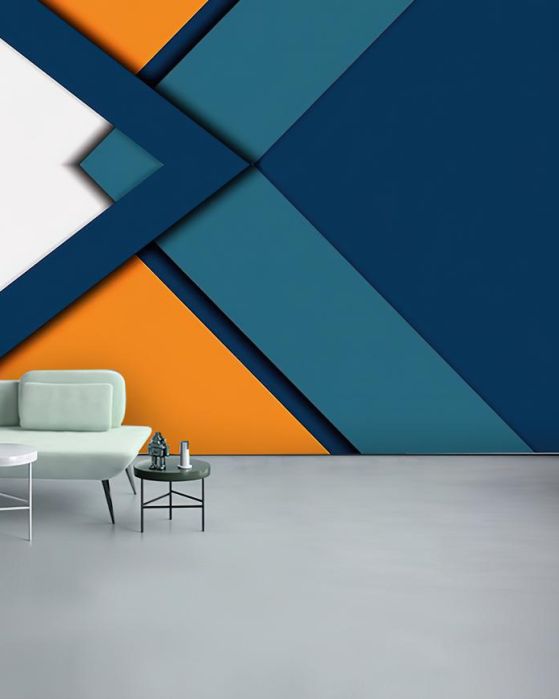 Fototapeta geometryczna mnogokolorowa