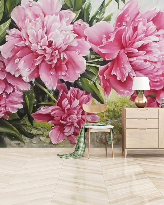 Fototapeta różowe peonie