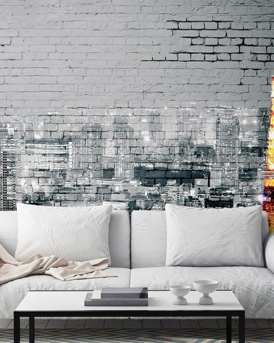 Fototapeta geometryczne miejskie kolorowe abstrakty
