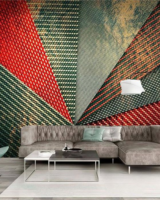 Fototapeta dynamiczny promienisty wzór