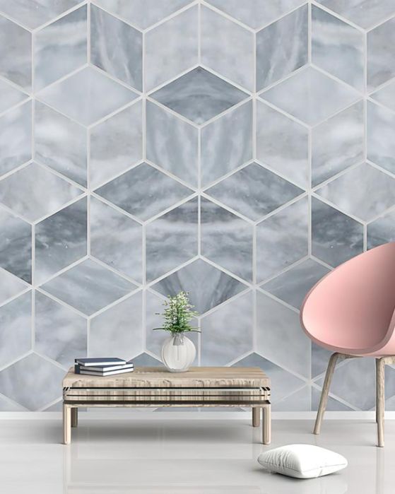 Fototapeta geometria szara