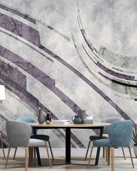 Fototapeta dynamiczne krzywe fioletowe