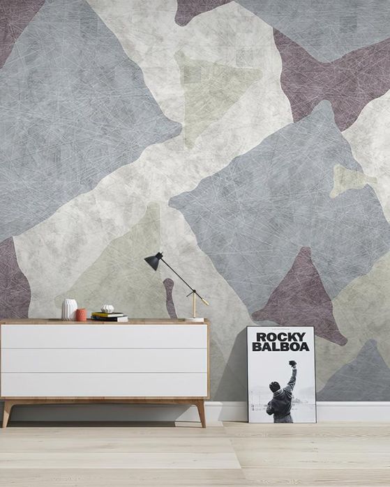 Fototapeta geometryczny wzór pastelowy