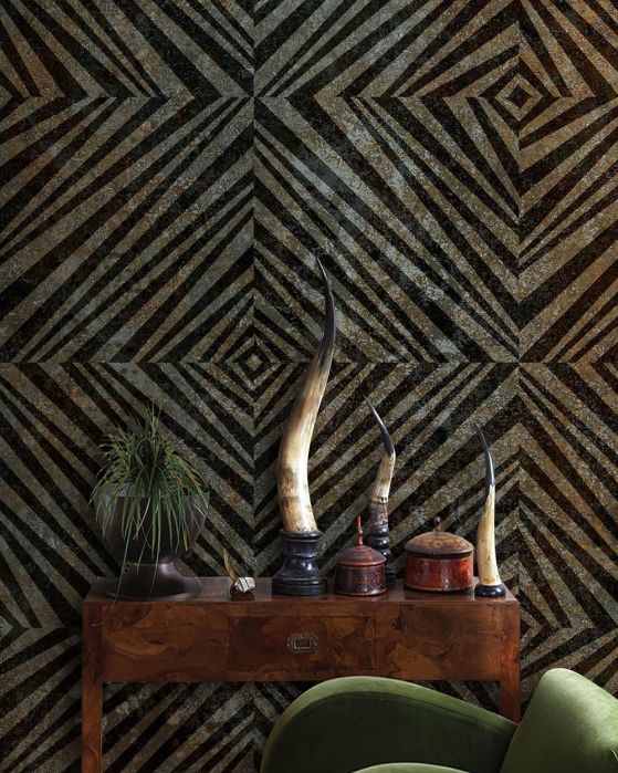 Fototapeta geometryczna brązowa szara