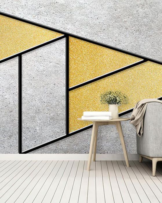 Fototapeta geometryczna pomarańczowa
