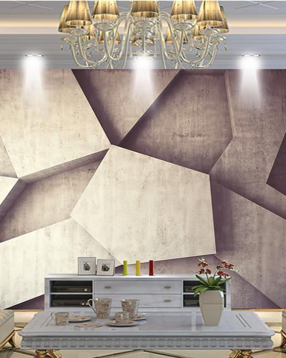 Fototapeta 3D geometryczna szara
