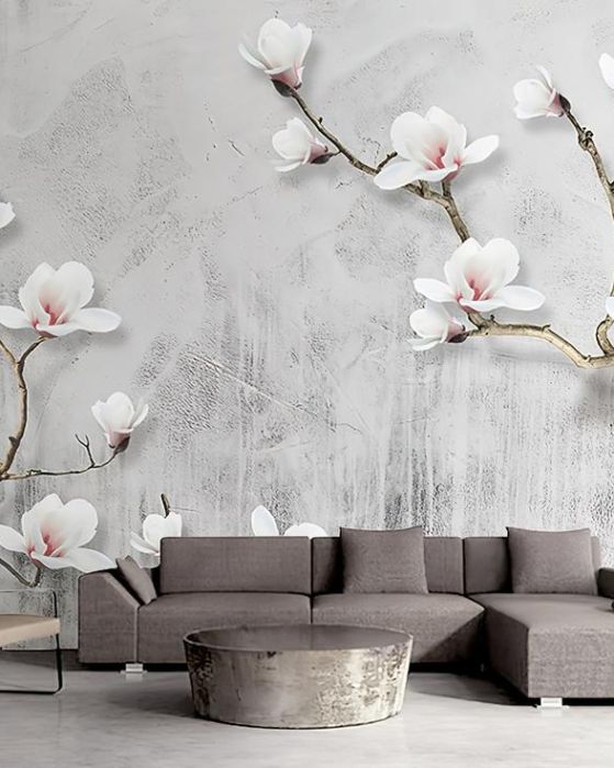 Fototapeta magnolia białe