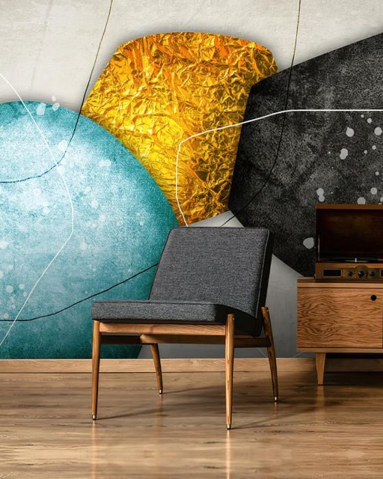 Fototapeta dynamiczne formy geometryczne