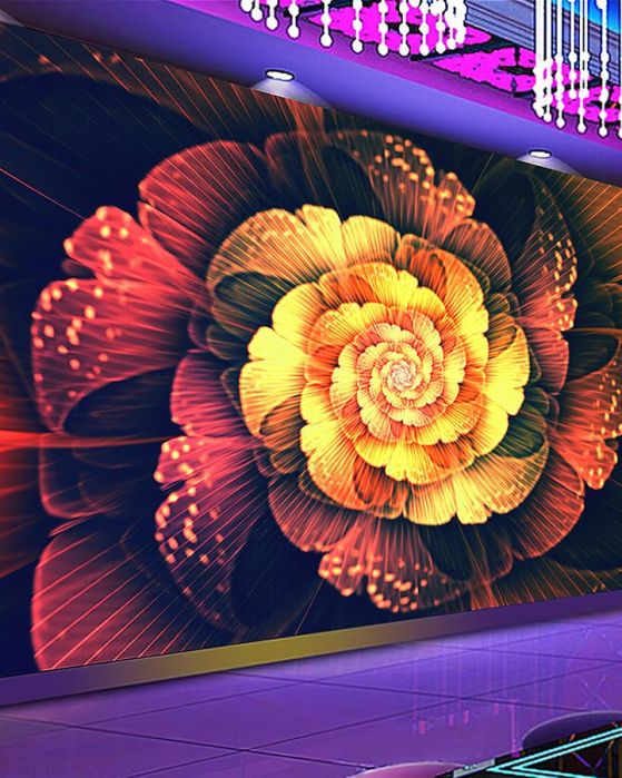 Fototapeta kwiaty geometryczne