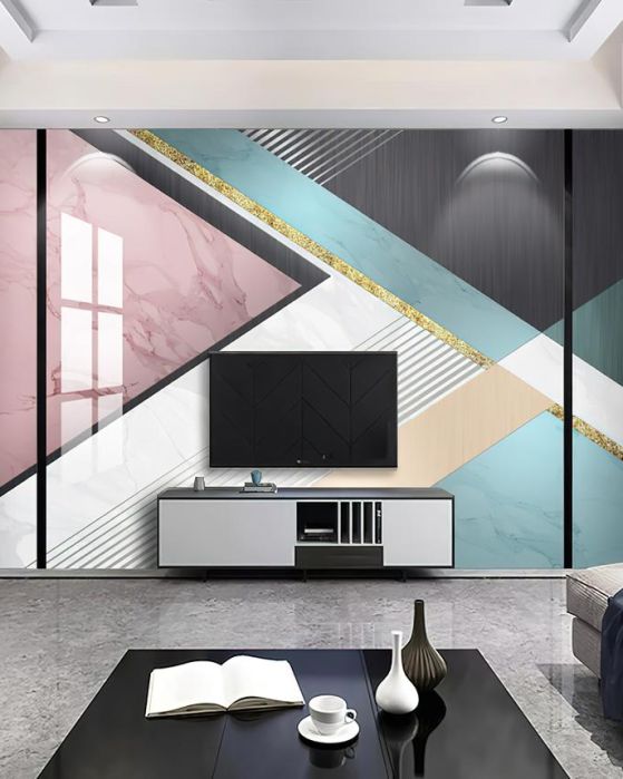 Fototapeta geometria kolory nowoczesny
