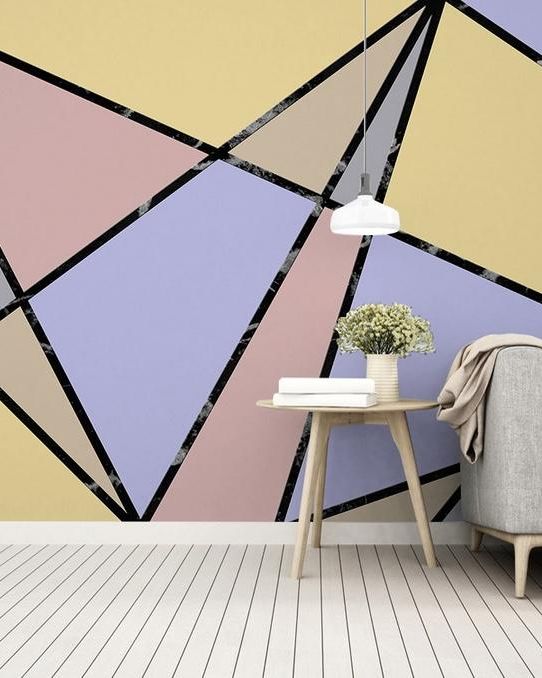 Fototapeta geometryczna kolorowa