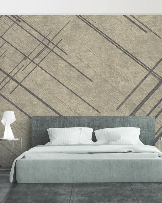 Fototapeta geometria linie szare beże