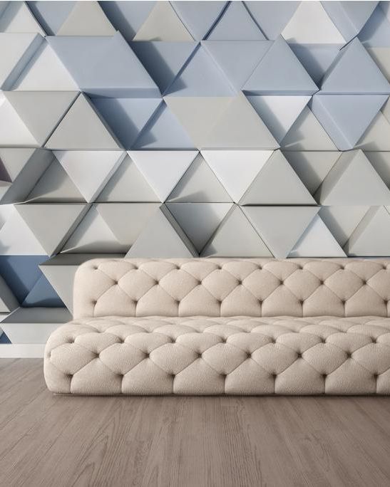 Fototapeta geometryczny błękit