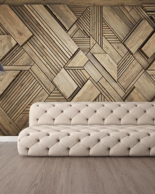 Fototapeta geometryczna brązowa
