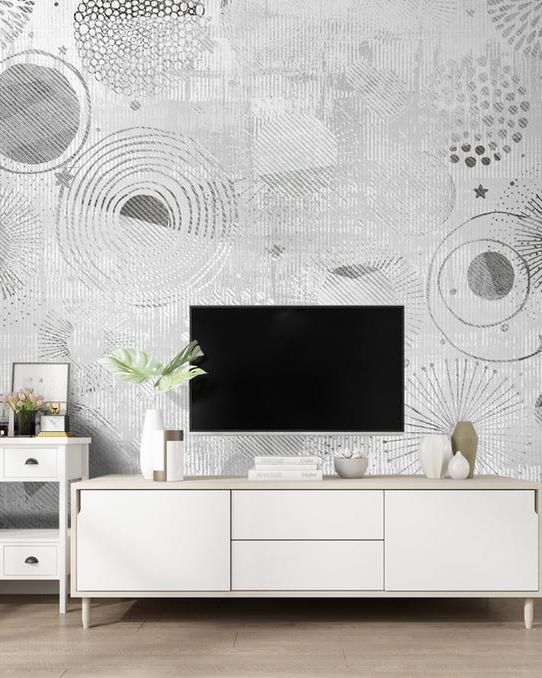 Fototapeta geometryczna szara