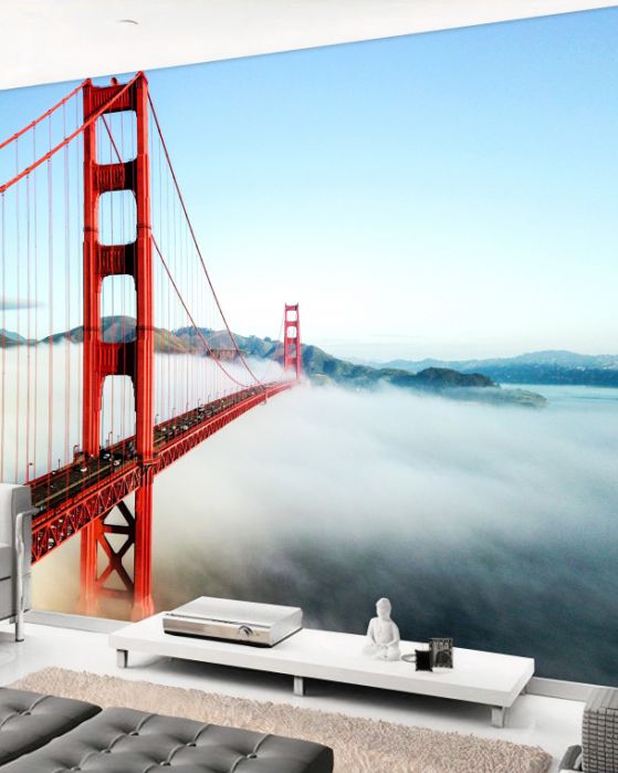 Fototapeta Most Golden Gate we mgle