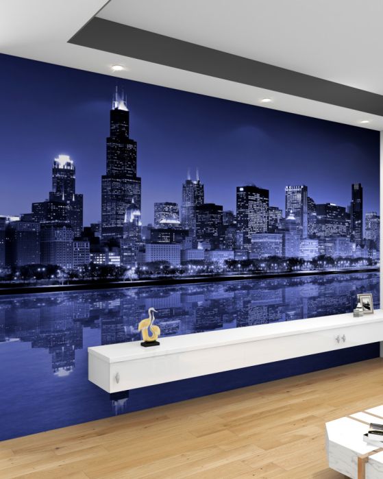 Fototapeta Chicago nocą