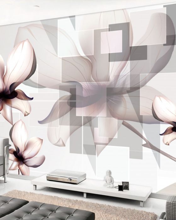 Fototapeta duże białe magnolie