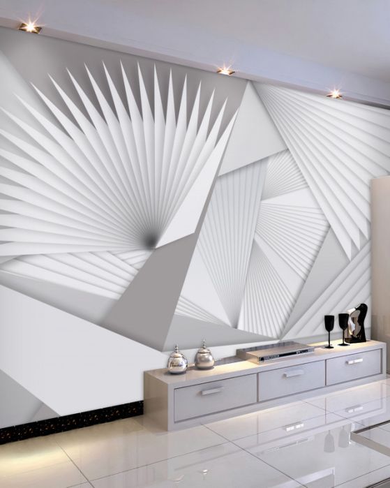 Fototapeta geometryczne kształty w perspektywie