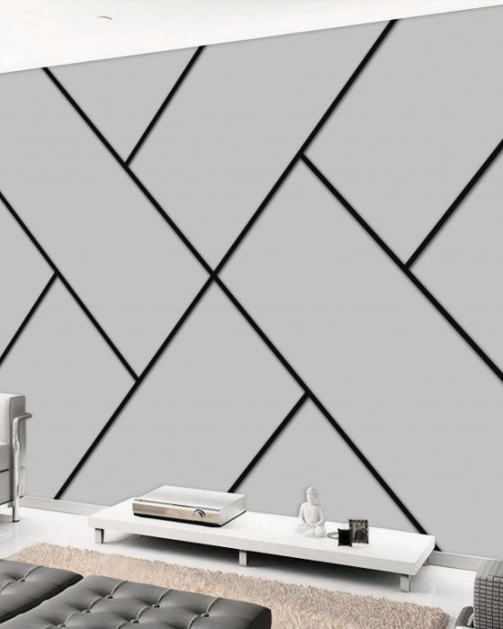 Fototapeta nakładające się linie proste