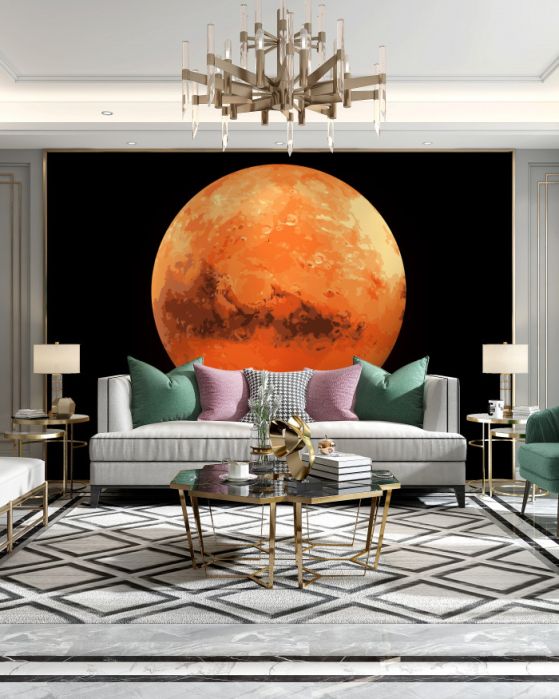 Fototapeta planeta mars blisko