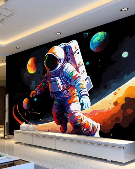 Fototapeta astronauta w kosmosie