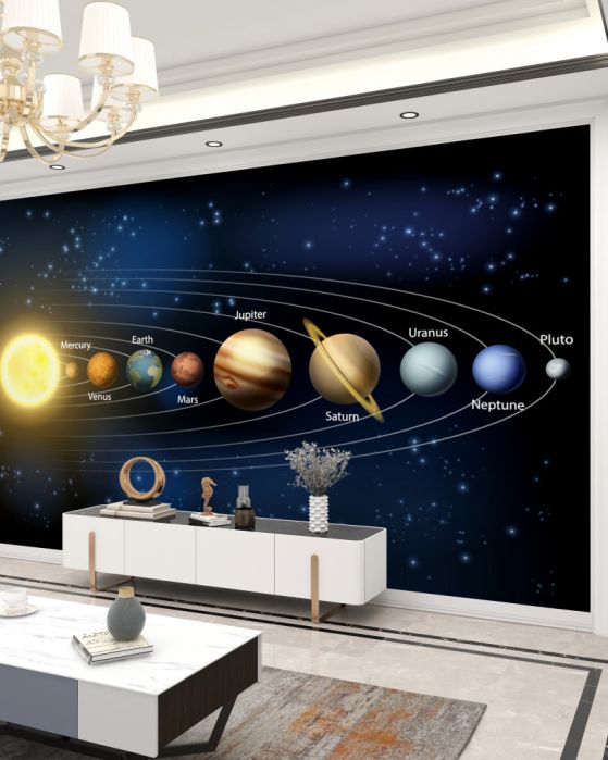 Fototapeta kolejność rotacji planet w naszej galaktyce