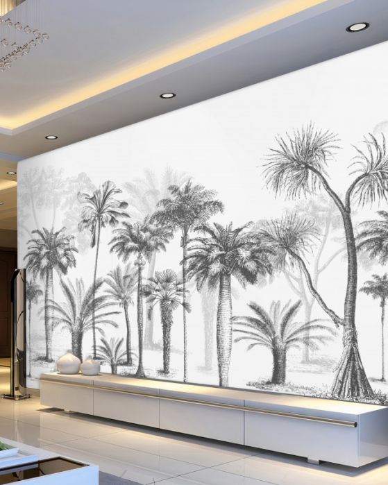 Fototapeta grafika wektorowa palm