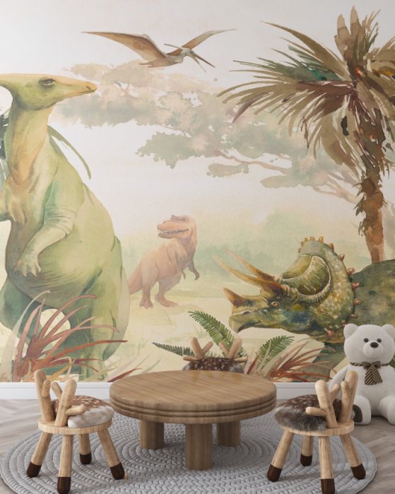 Fototapeta świat dinozaurów
