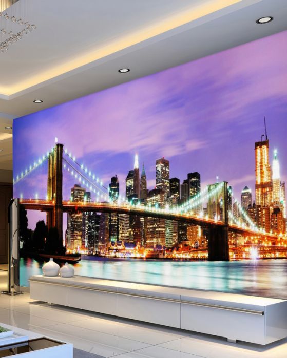 Fototapeta Wieczorna panorama Manhattanu