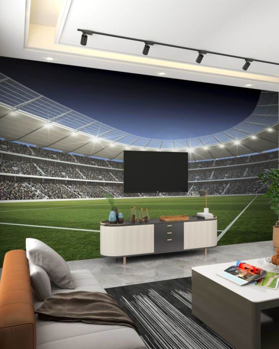 Fototapeta stadion piłkarski czeka na swoich zawodników